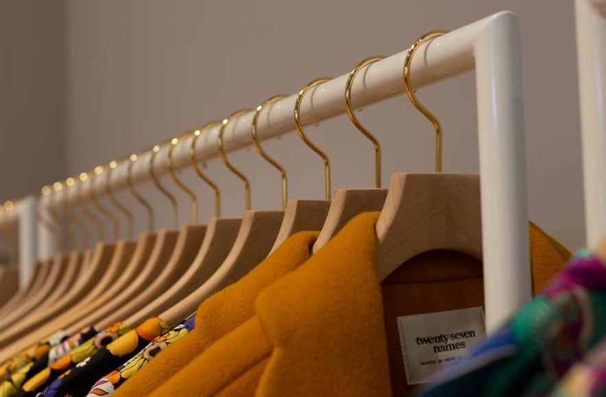 twenty-seven names - retail clothing racks