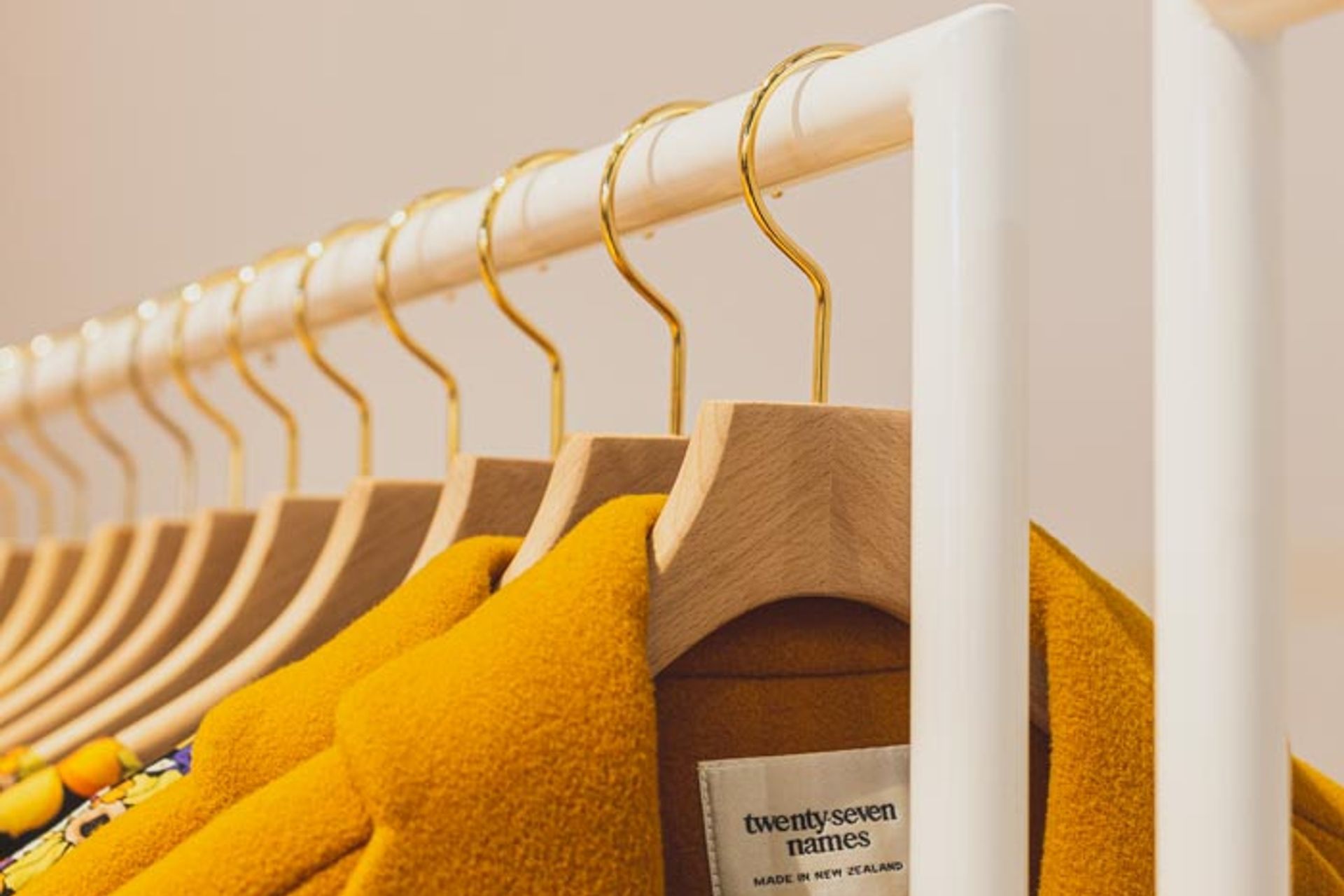 twenty-seven names - retail clothing racks