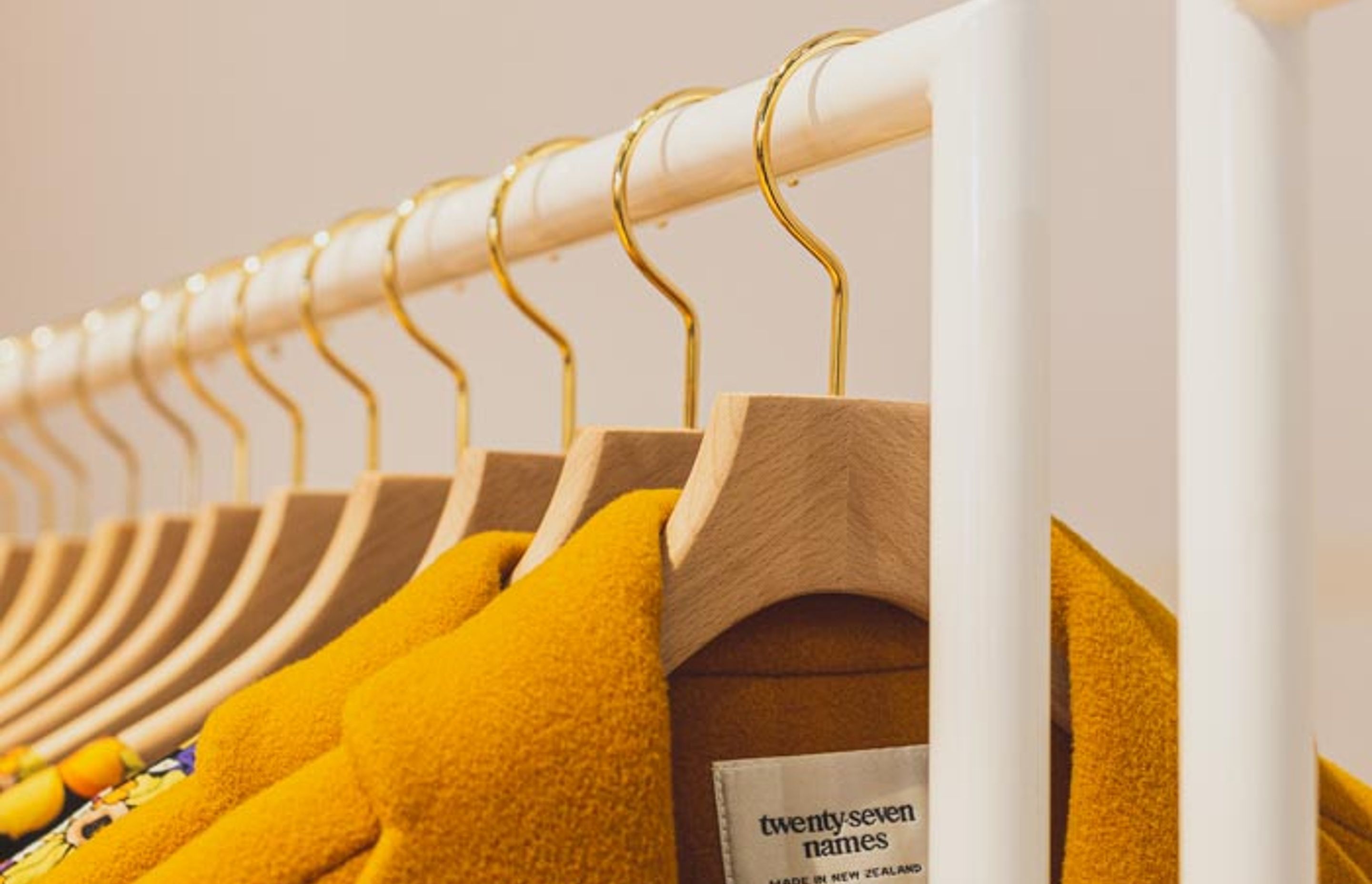 twenty-seven names - retail clothing racks