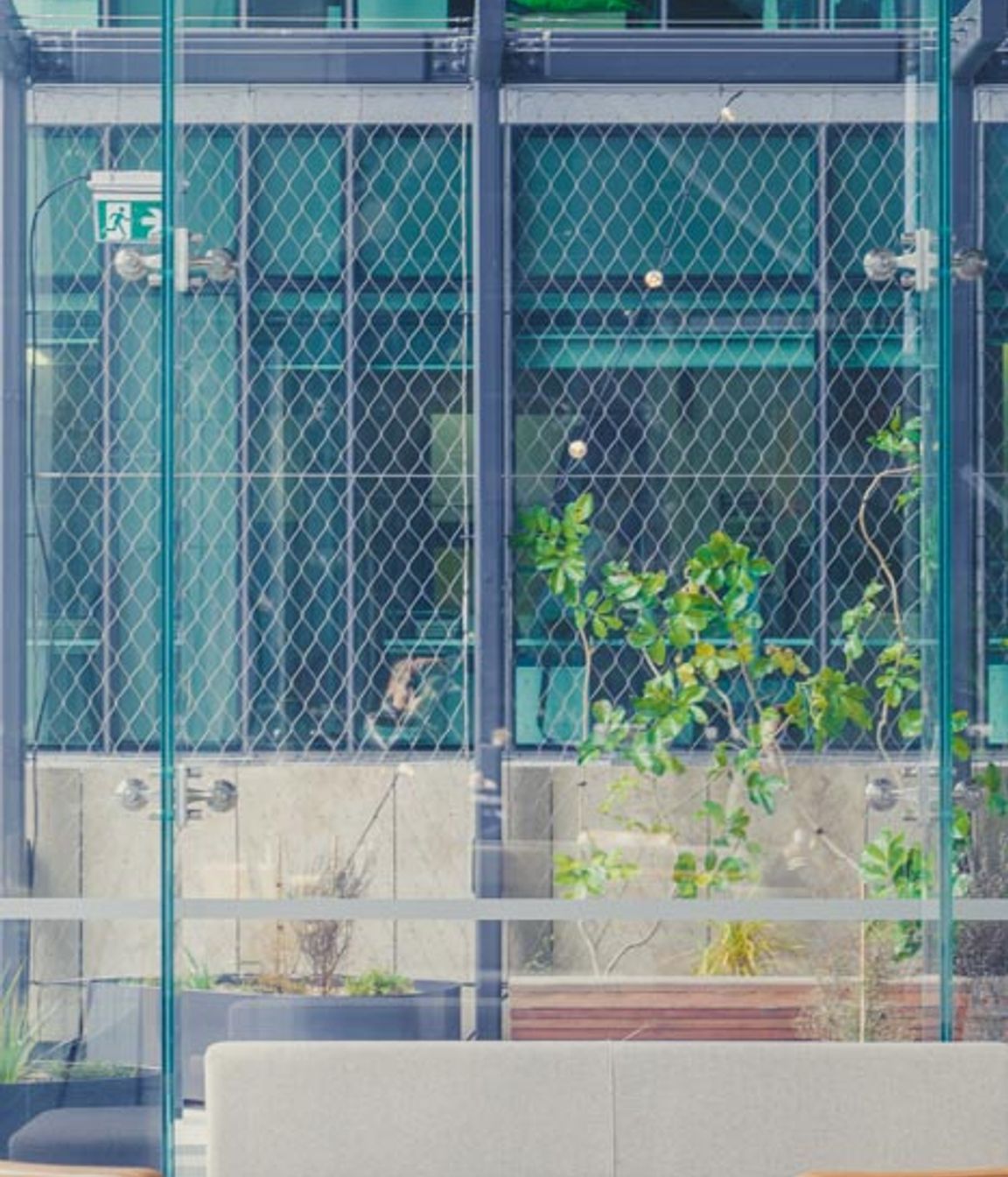 PWC Skydeck foliage screen