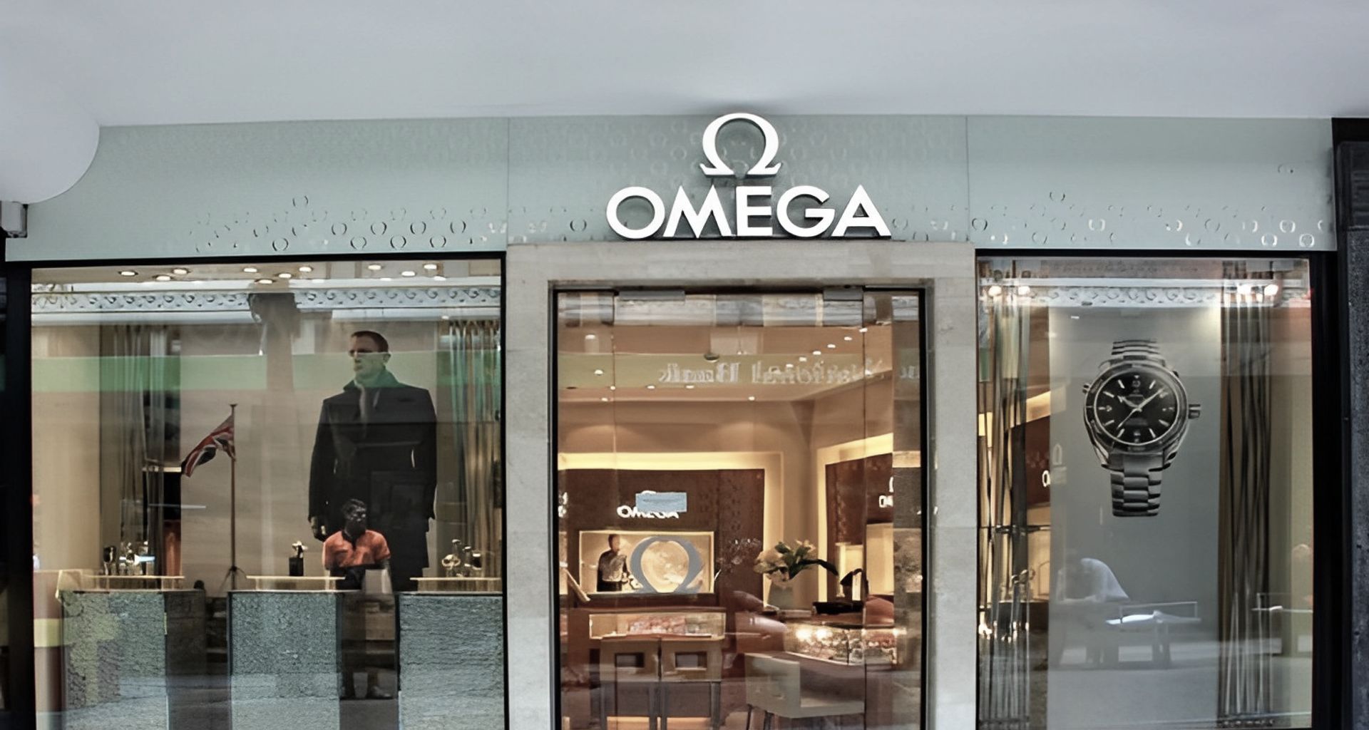 Luxury Stores - Omega & Tiffany & Co banner