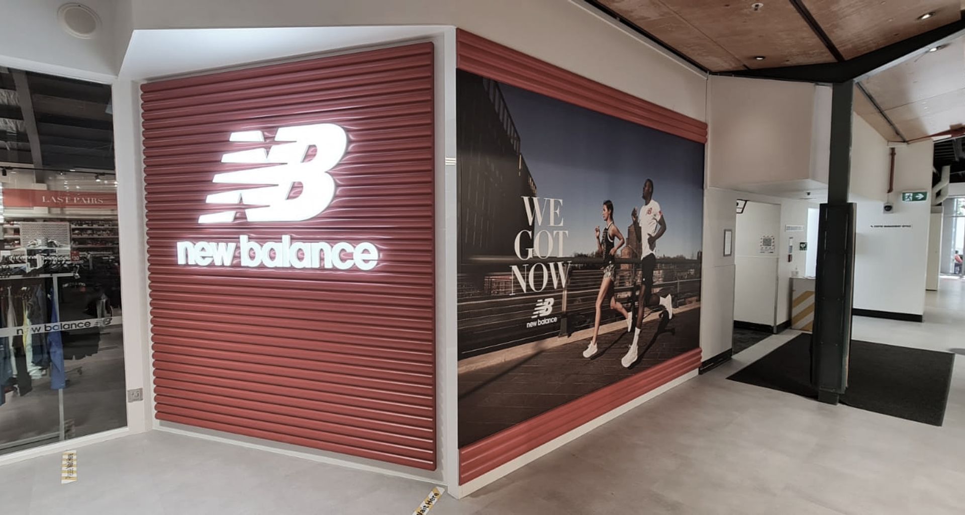 New Balance, Onehunga banner