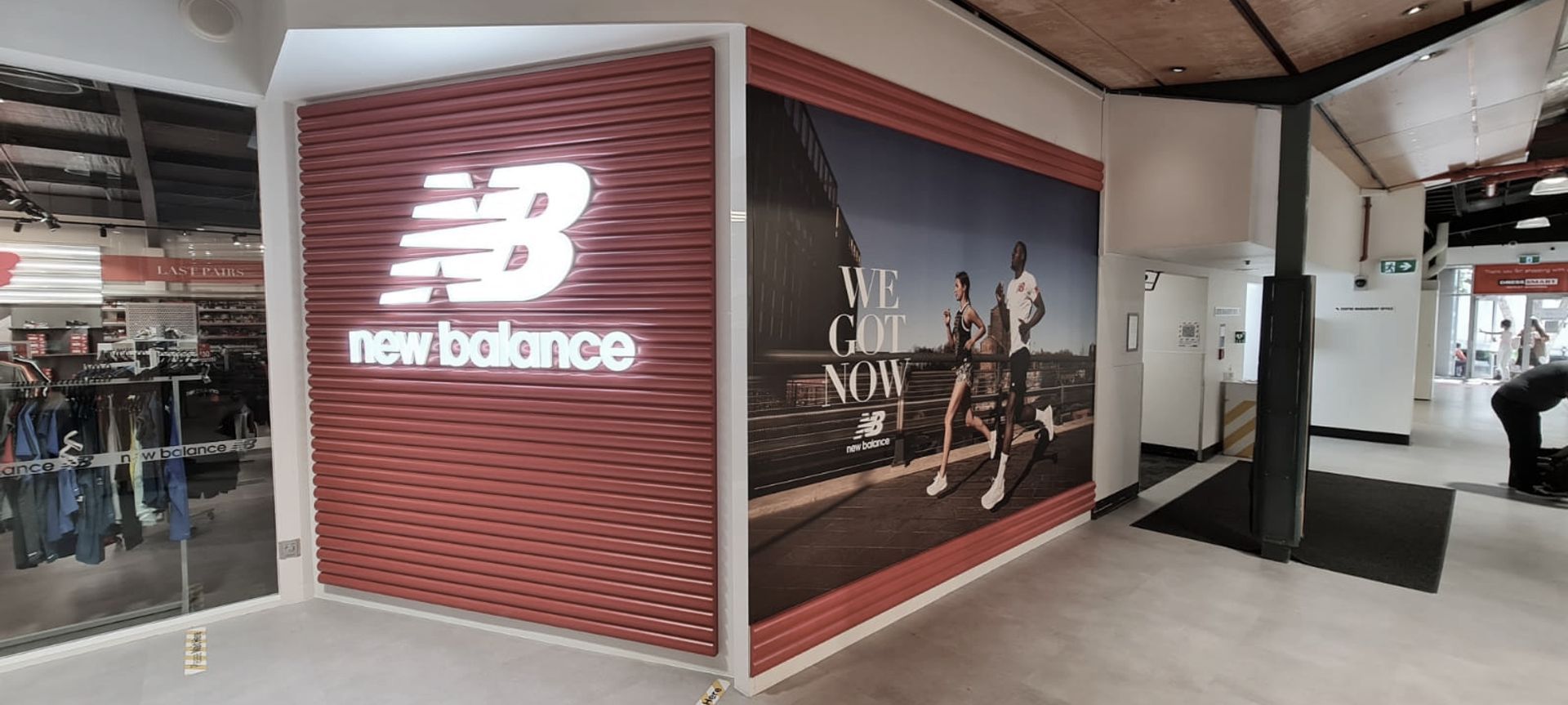 New Balance, Onehunga banner