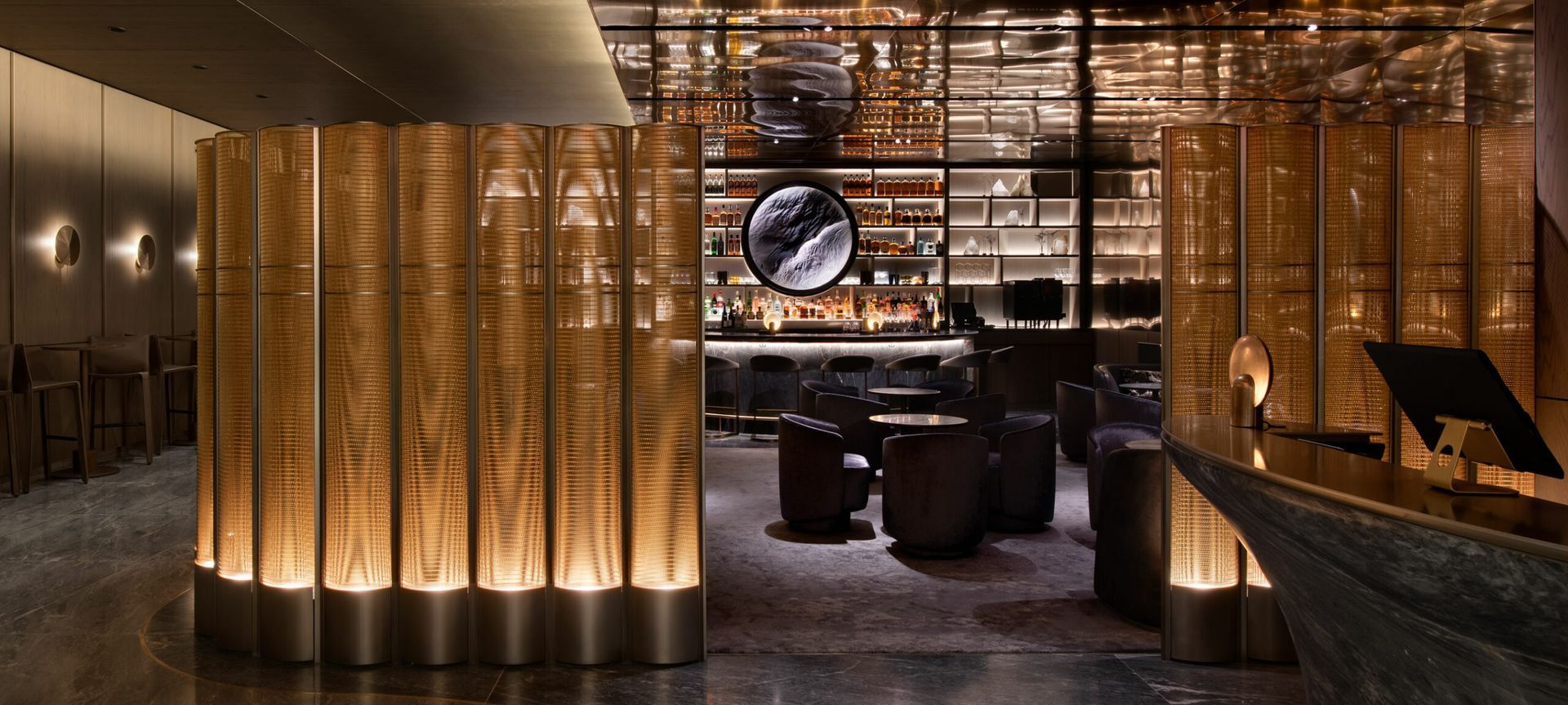 Decorative Screens elevate Restaurant banner