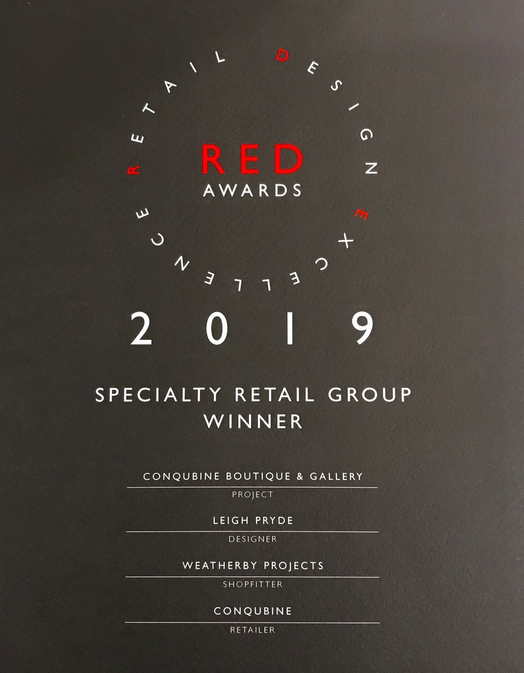 Gallery &amp; Boutique, Auckland, New Zealand -  Winner Speciality Retail  | RED Design Awards 2019