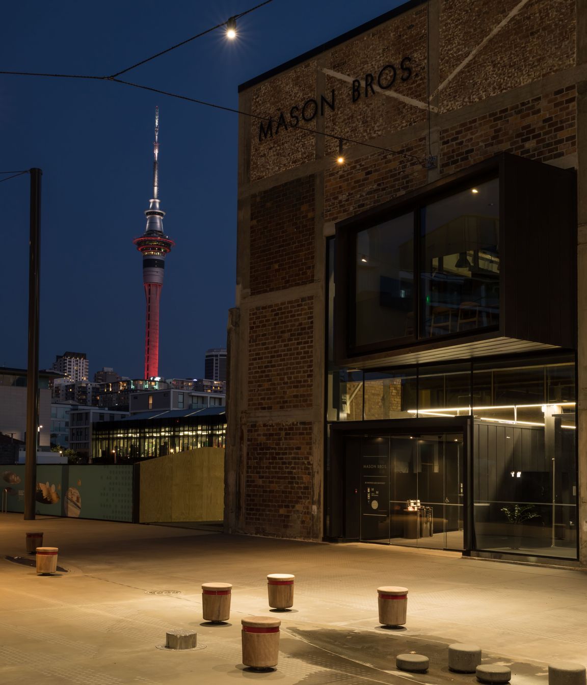 Tiramarama Way Catenary Wire Lighting