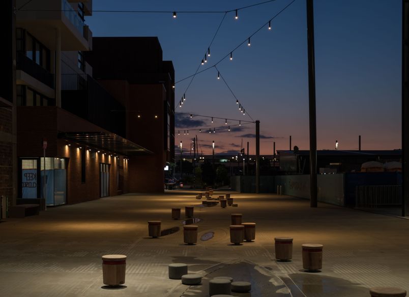 Tiramarama Way Catenary Wire Lighting