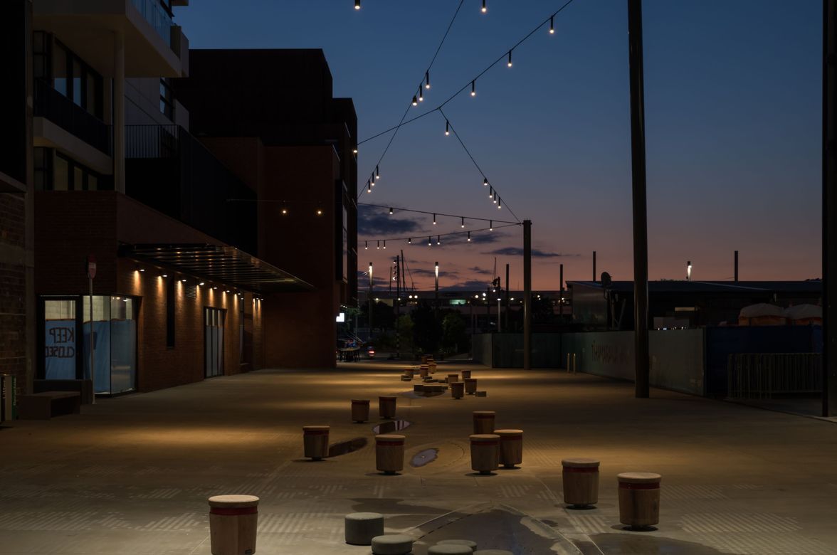 Tiramarama Way Catenary Wire Lighting