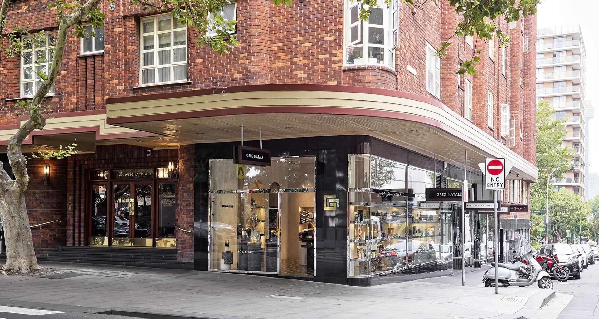 Greg Natale Flagship Store banner