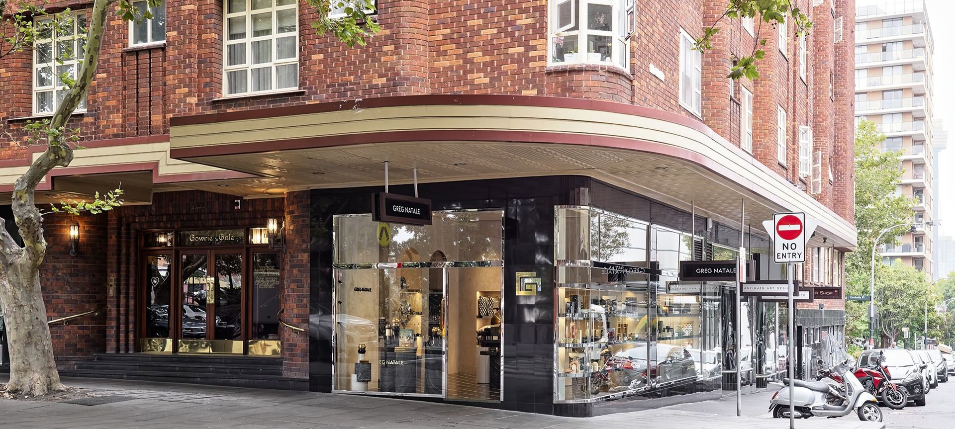 Greg Natale Flagship Store banner