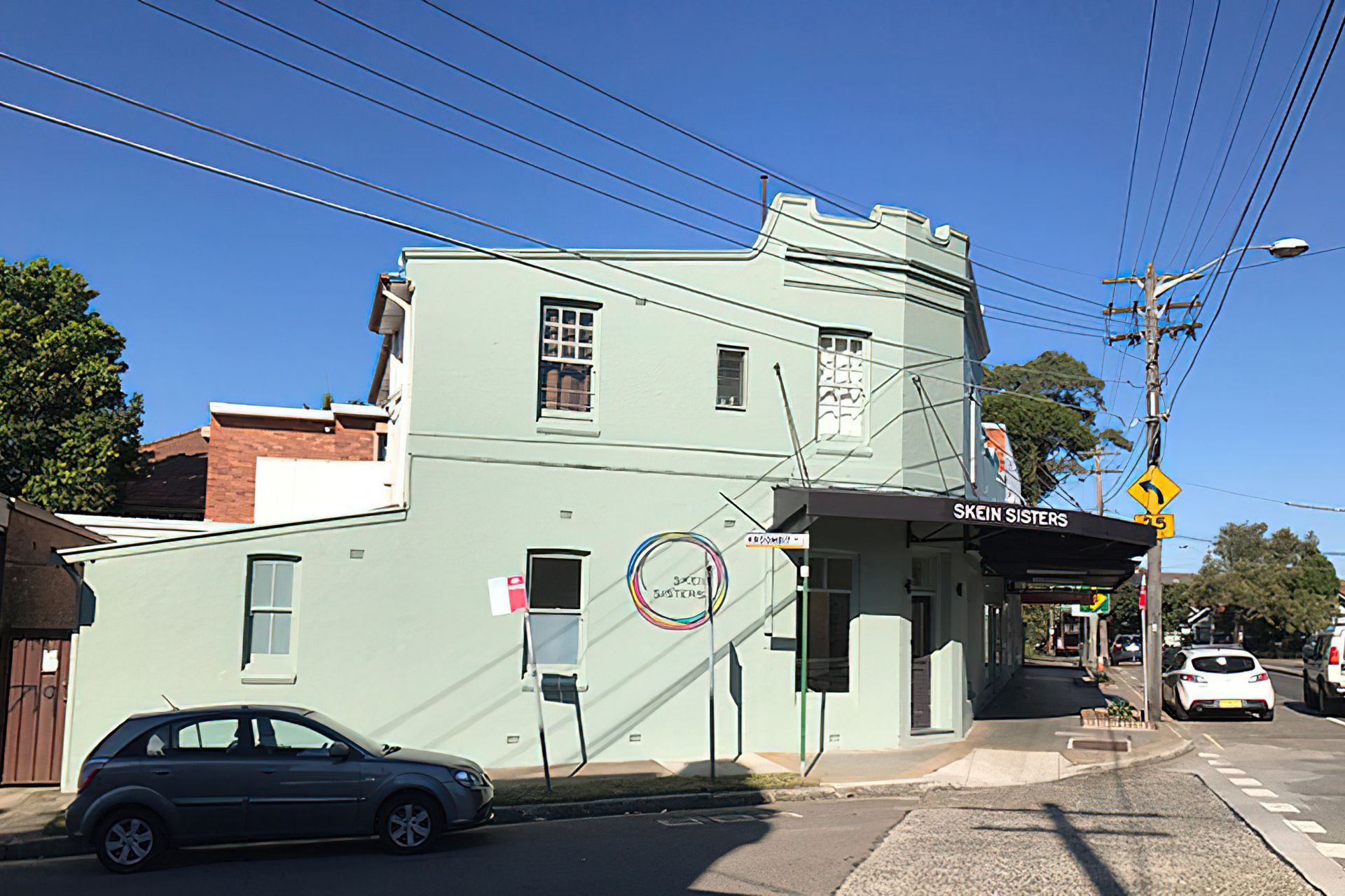 Signage location, colour selection and planning to get this now iconic knitting institution off the ground. Previously a much unloved building, the works added a freshness and vitality to the area