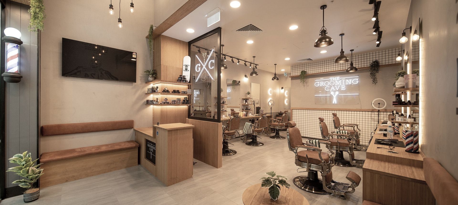 The Grooming Cave, Sylvia Park Galleria banner