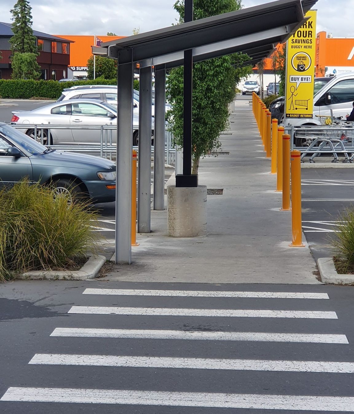 Rangiora Pak'nSave Parking Bollards