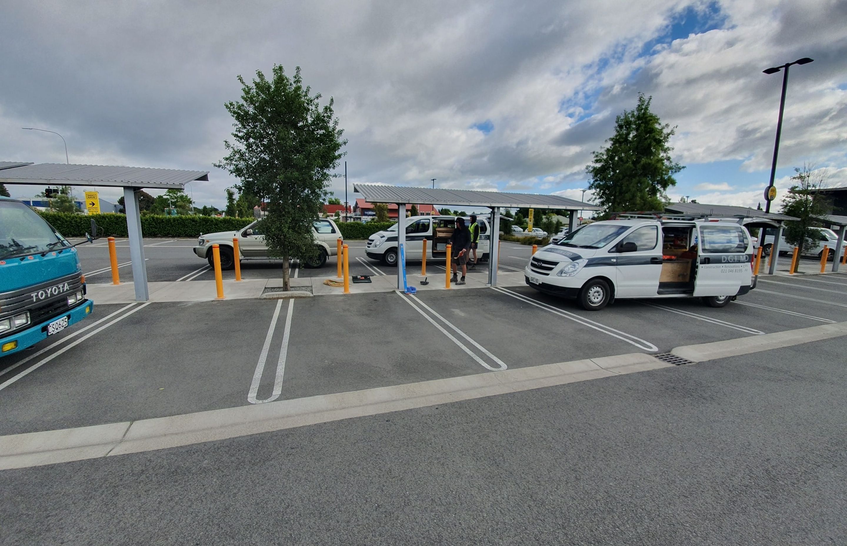 Rangiora Pak'nSave Parking Bollards