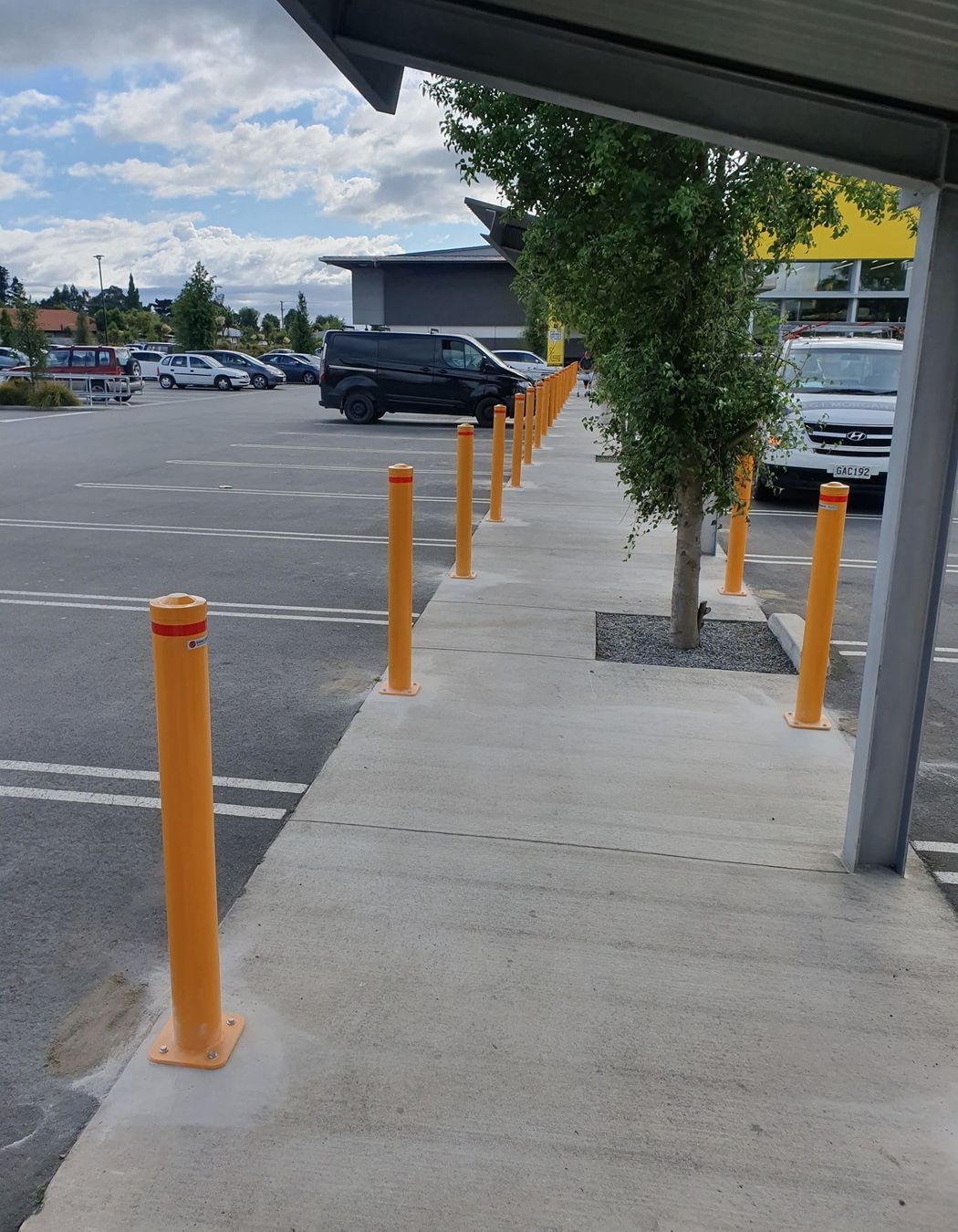 Rangiora Pak'nSave Parking Bollards