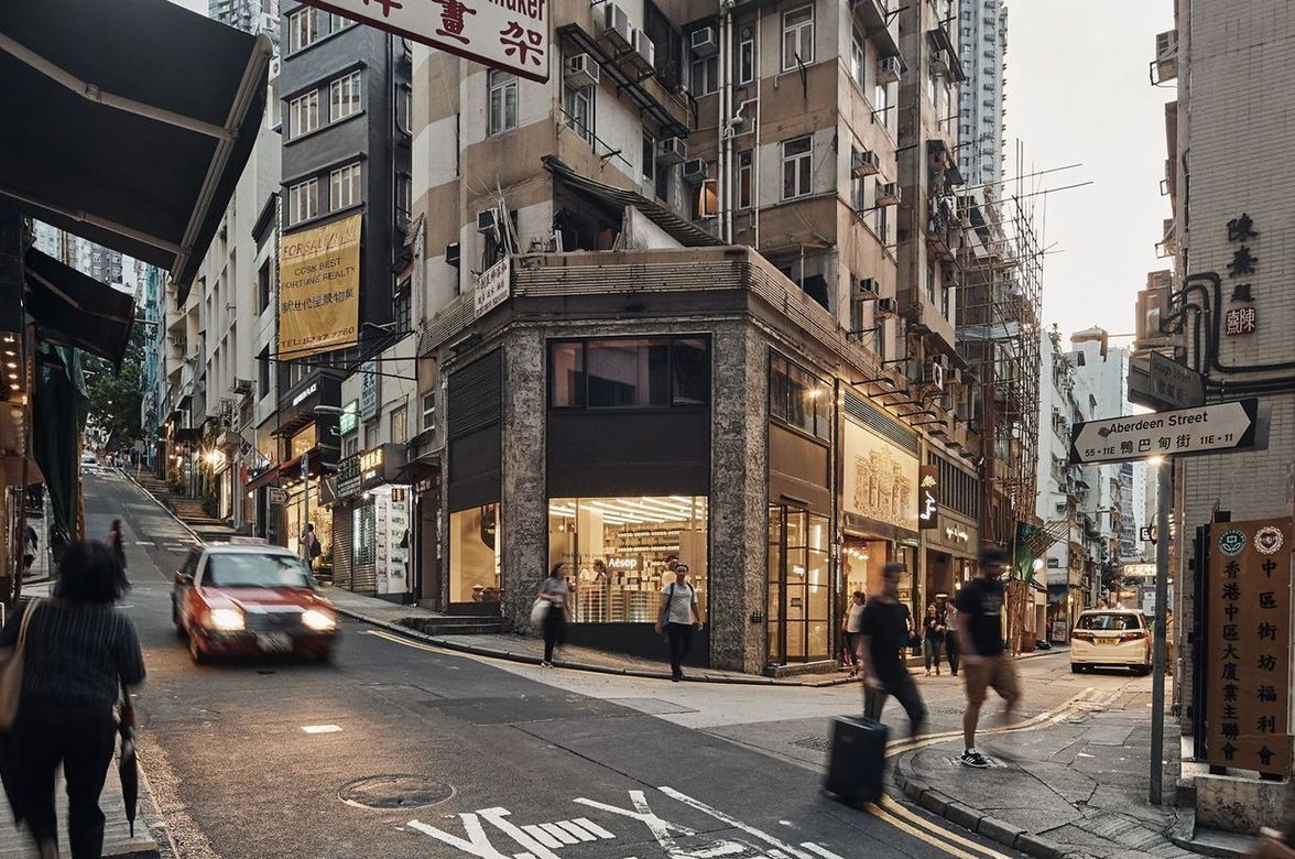 Aesop Store on Gough St, Hong Kong