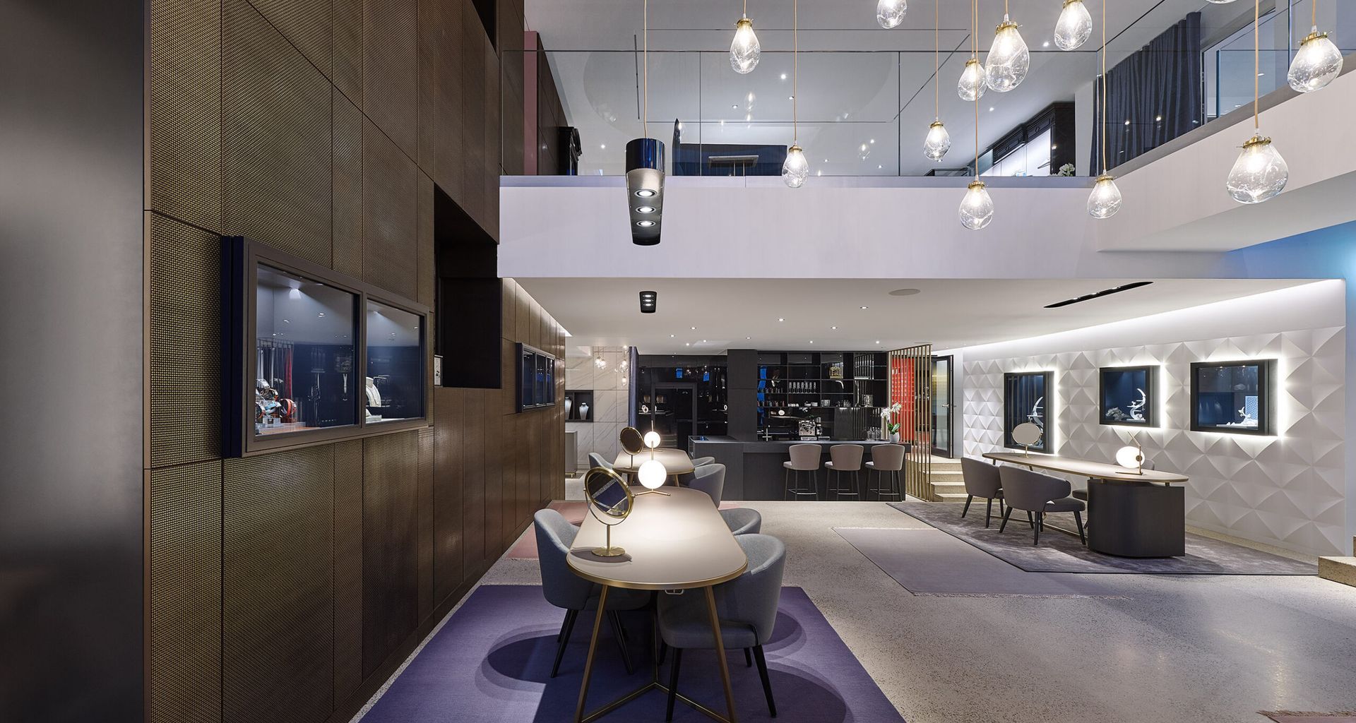 Wire Mesh Interior Cladding in Jewelry Store banner