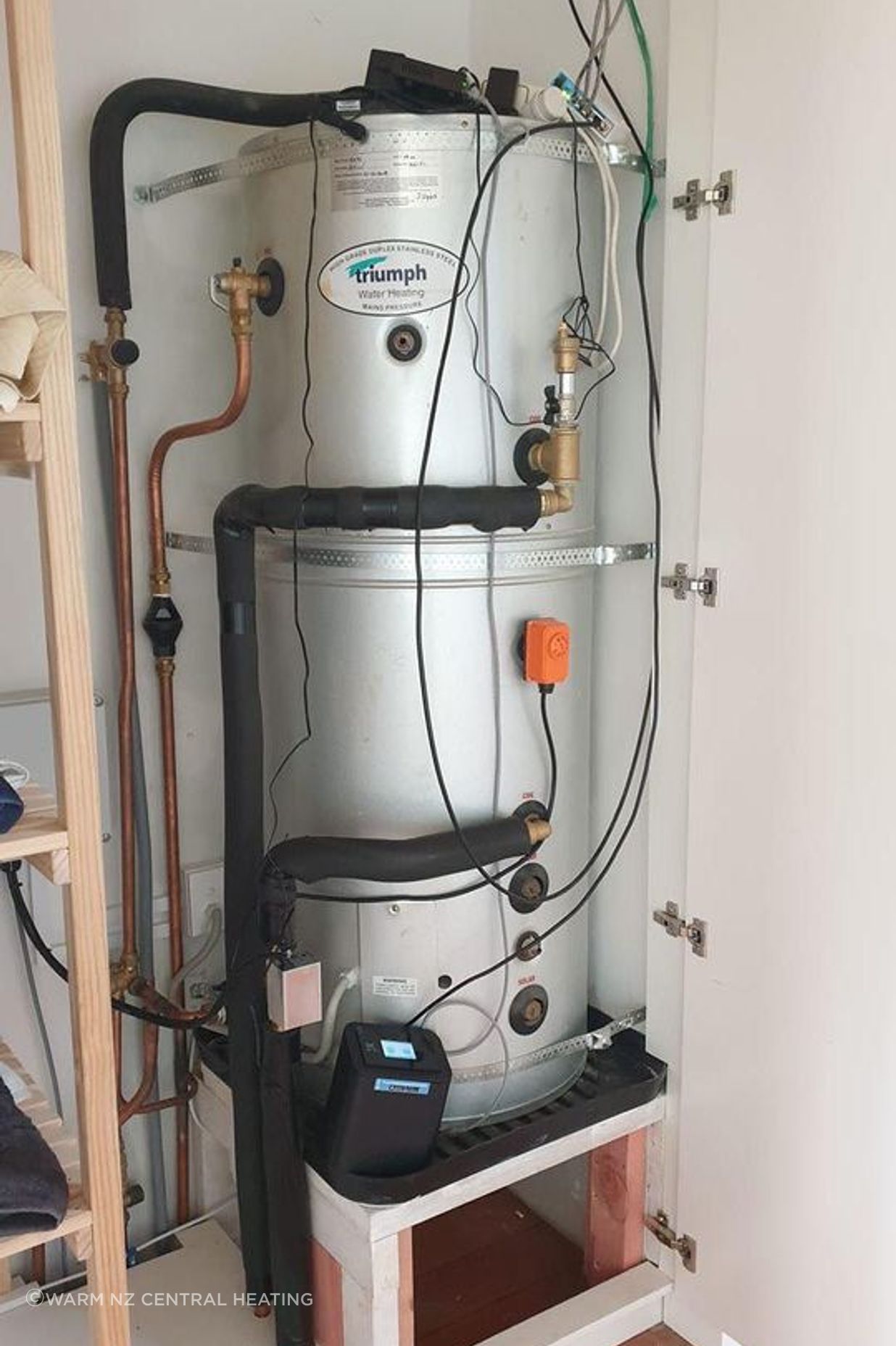Tikokino House - Central heating & Domestic Hot Water