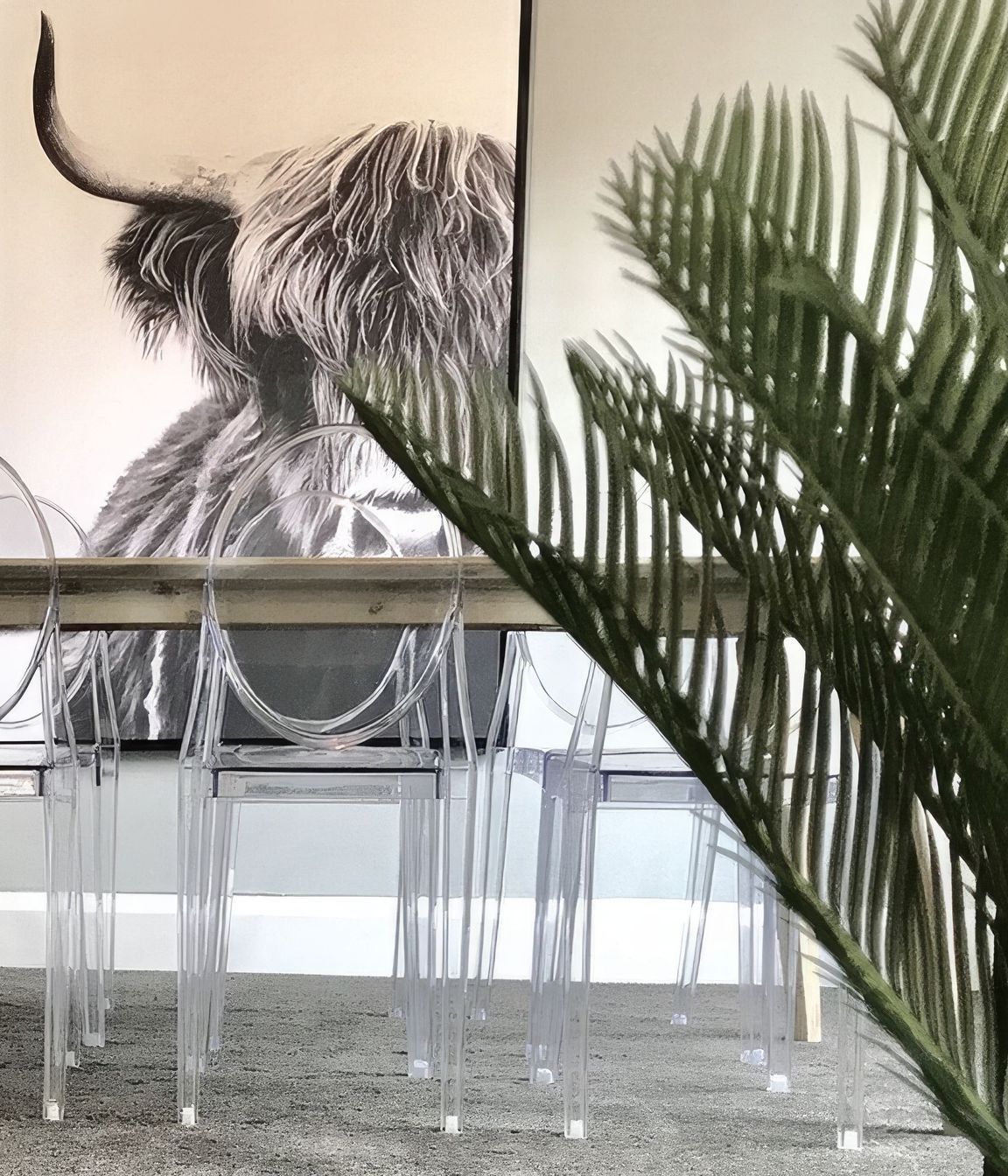 Property Styling Highland Cow Artwork