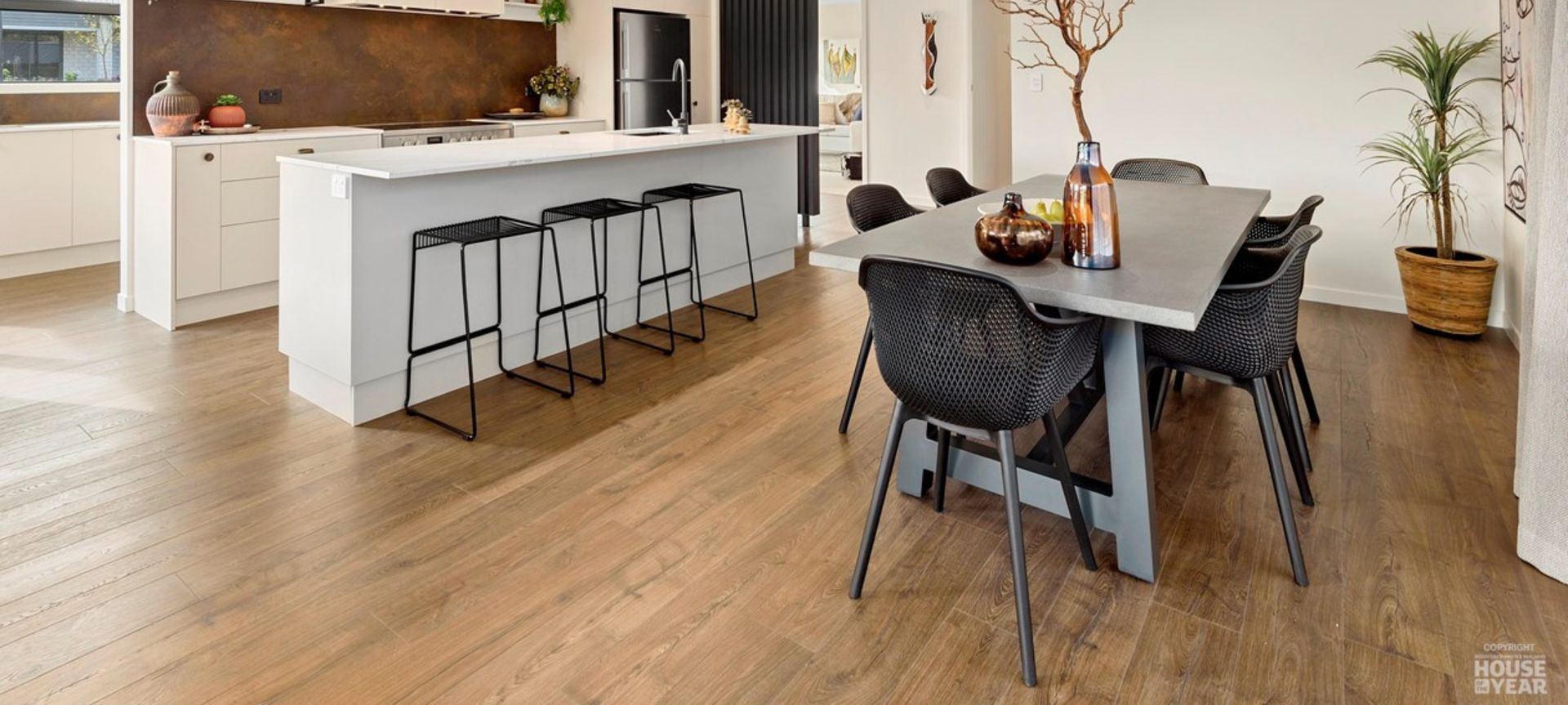 Stonewood Homes Whangarei Showhome - Quick-Step Impressive Laminate Flooring banner