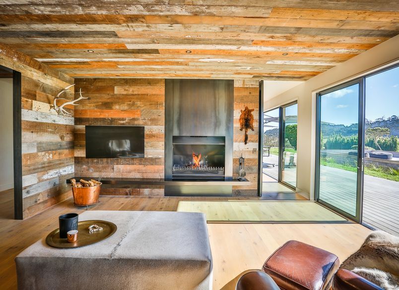 Modern Living Meets Rustic Styling