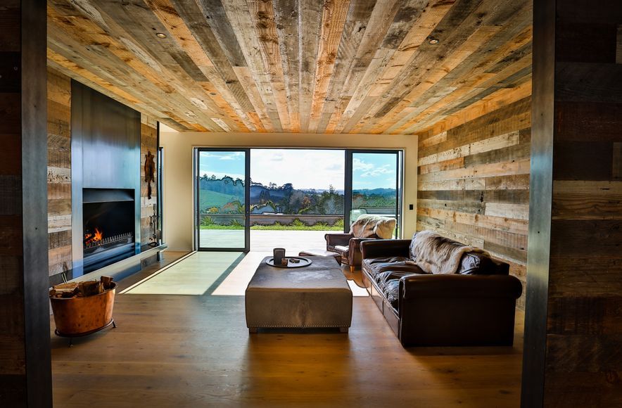Modern Living Meets Rustic Styling