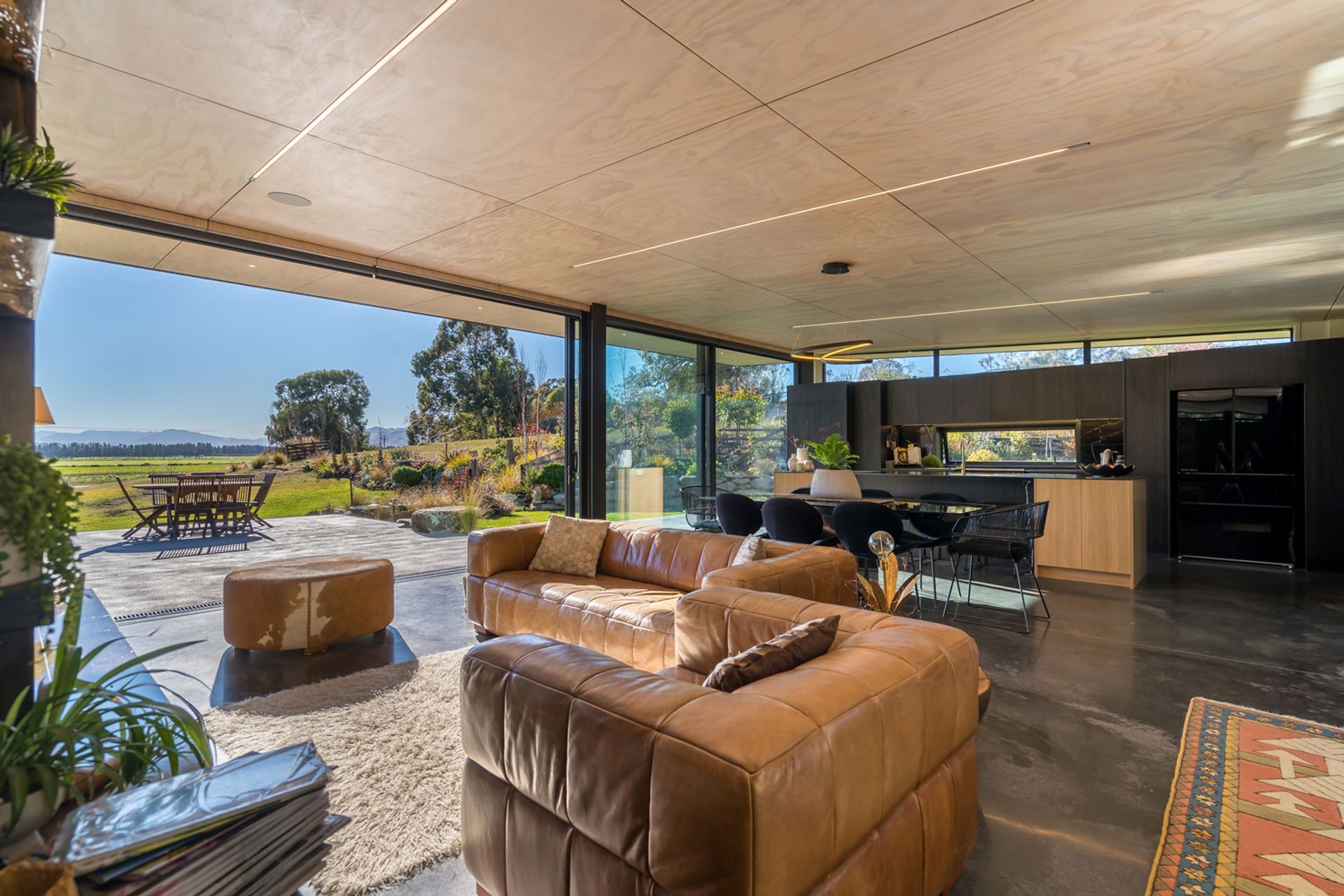 Sue had a big hand in the interiors, including second-hand finds and family heirlooms. “I had an overall role as an architect for guidance,” says Gary. “It was very collaborative.”