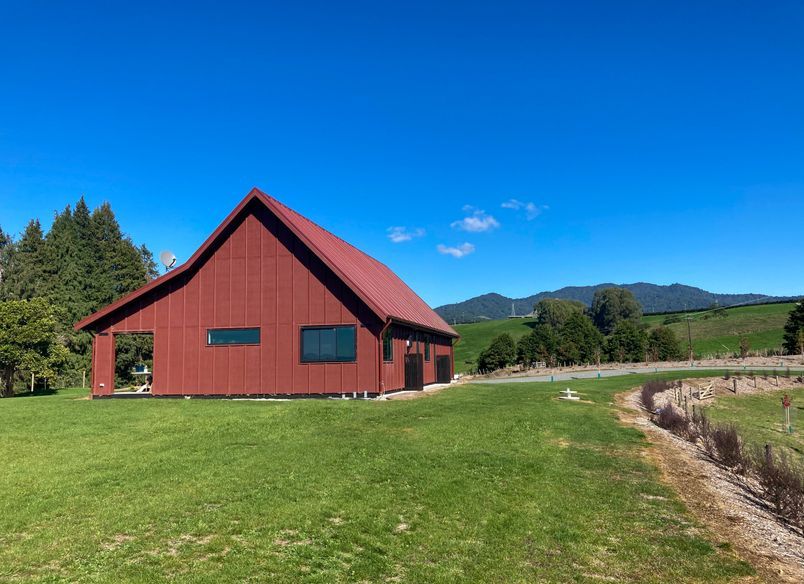 Modern Scoria Red Barn