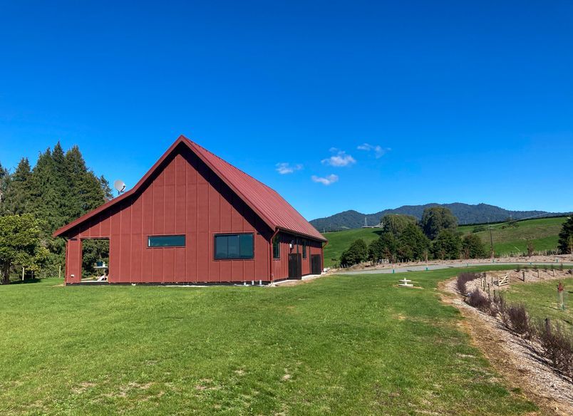 Modern Scoria Red Barn