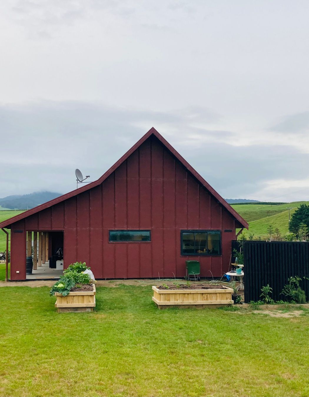 Modern Scoria Red Barn