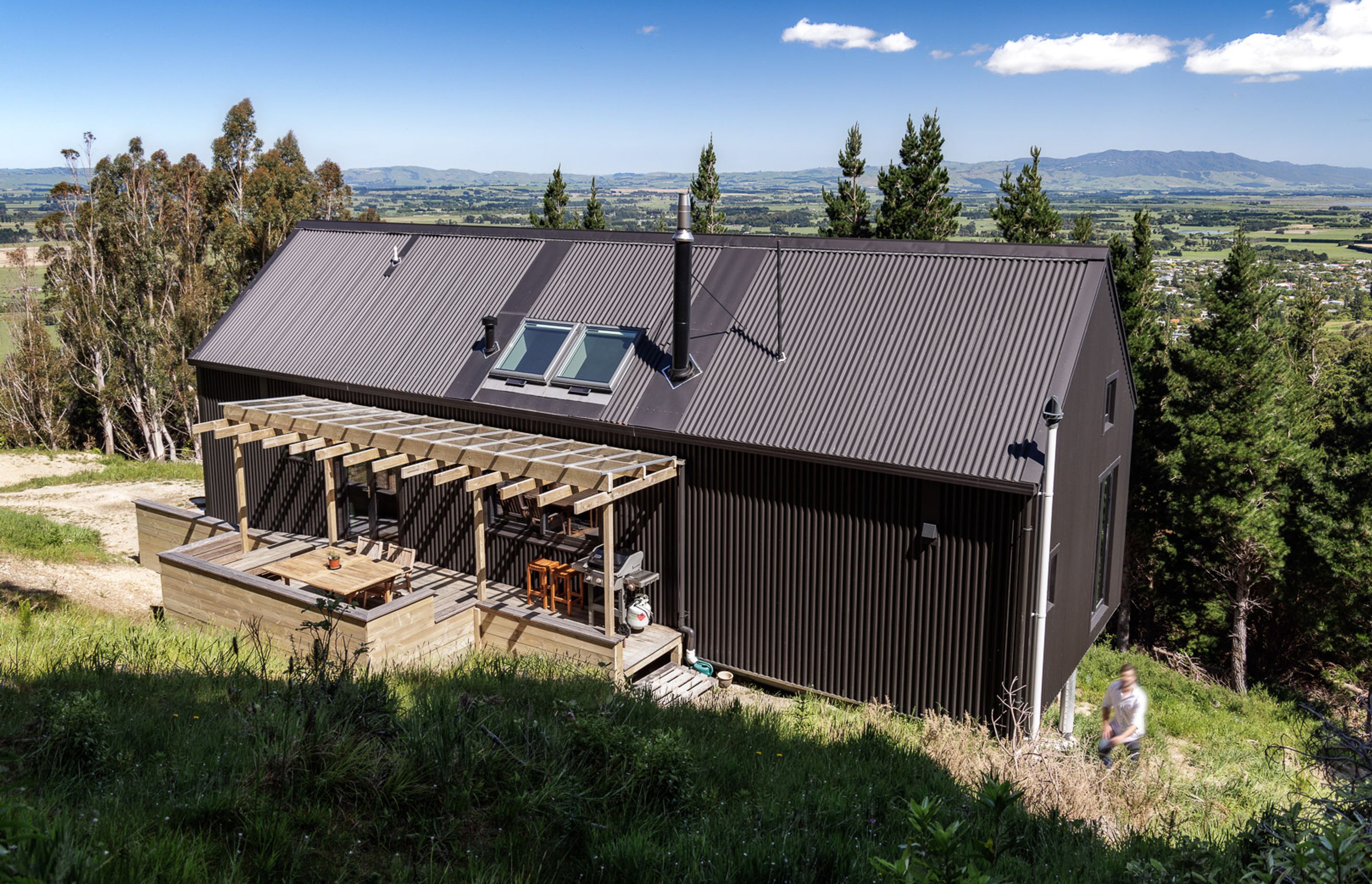 Overlooking the Wairarapa Plains