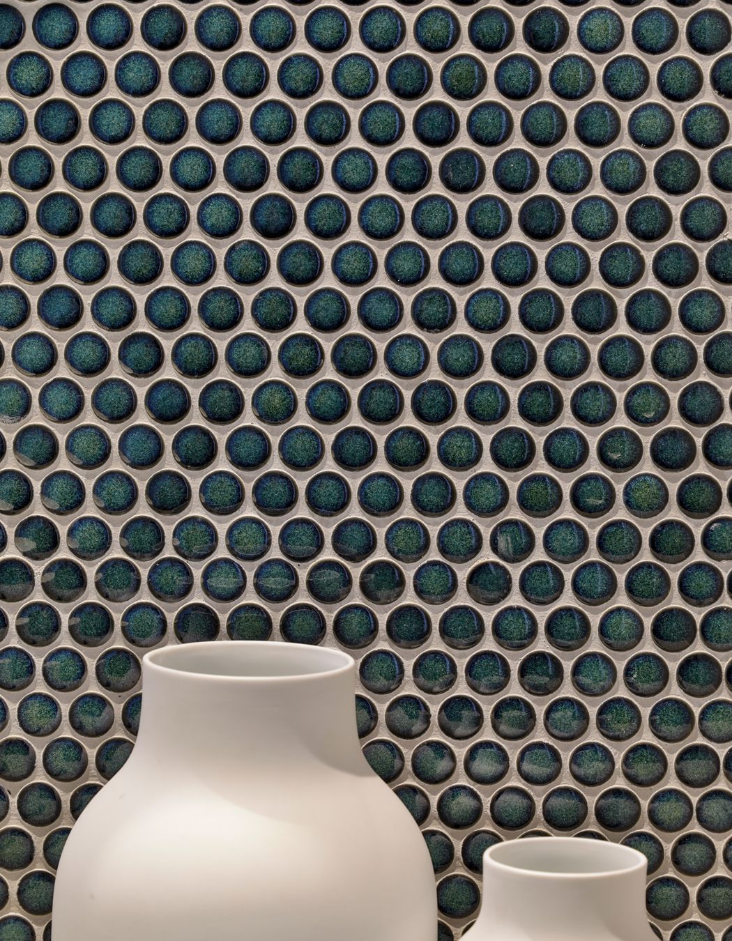 Mosaix Penny Round Jade 290x294mm
