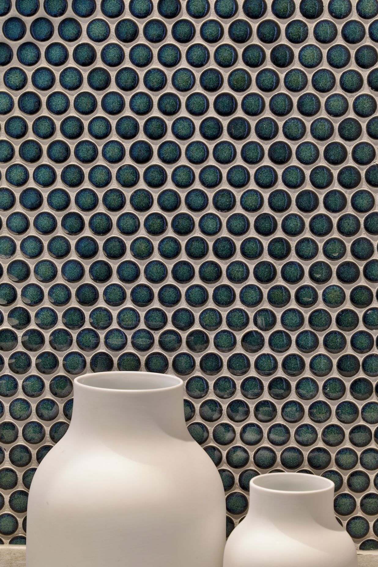 Mosaix Penny Round Jade 290x294mm