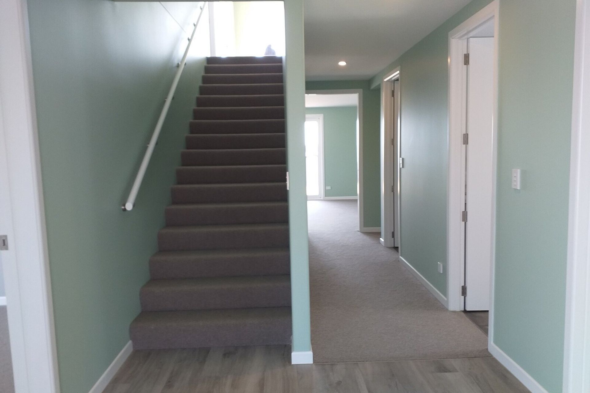 Stairwell off the entry