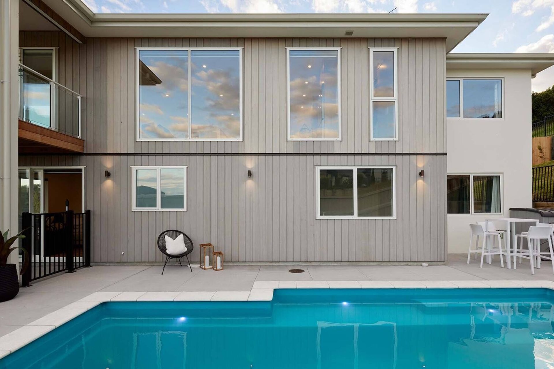 Look at that cladding and the pool