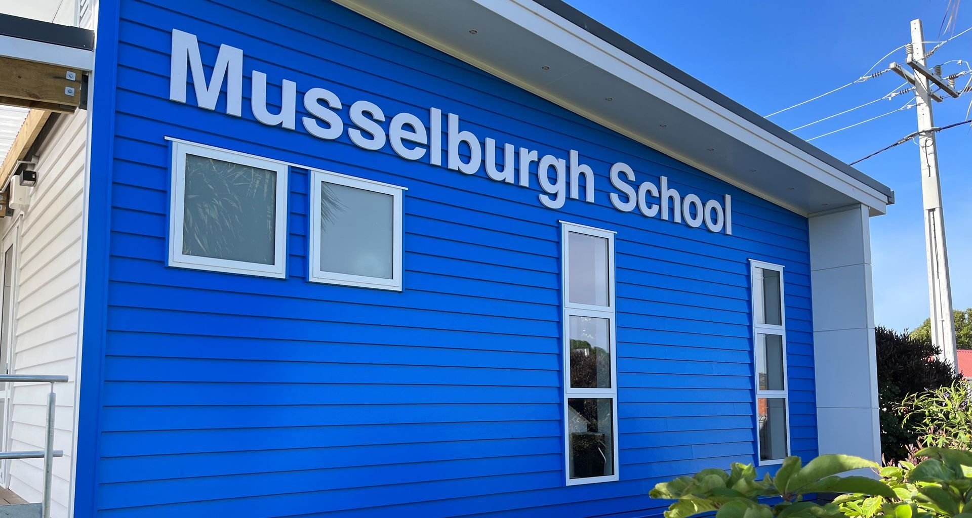 Musselburgh School New Classroom banner