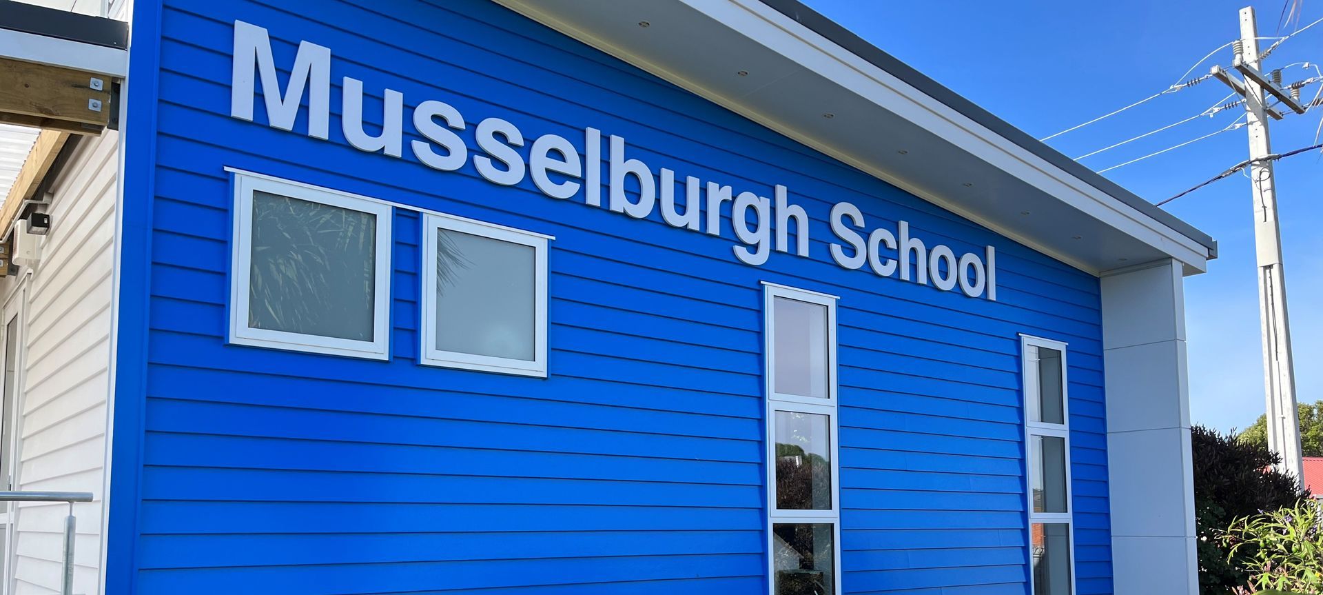 Musselburgh School New Classroom banner