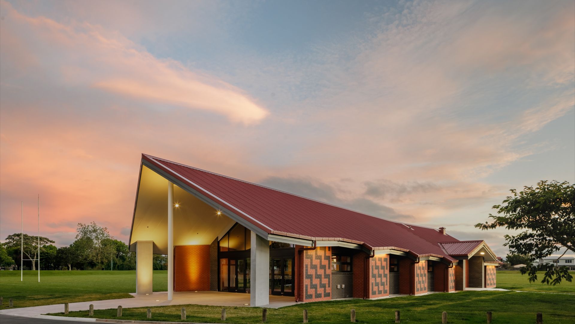 Hamilton Boys' High School Whare Ako banner