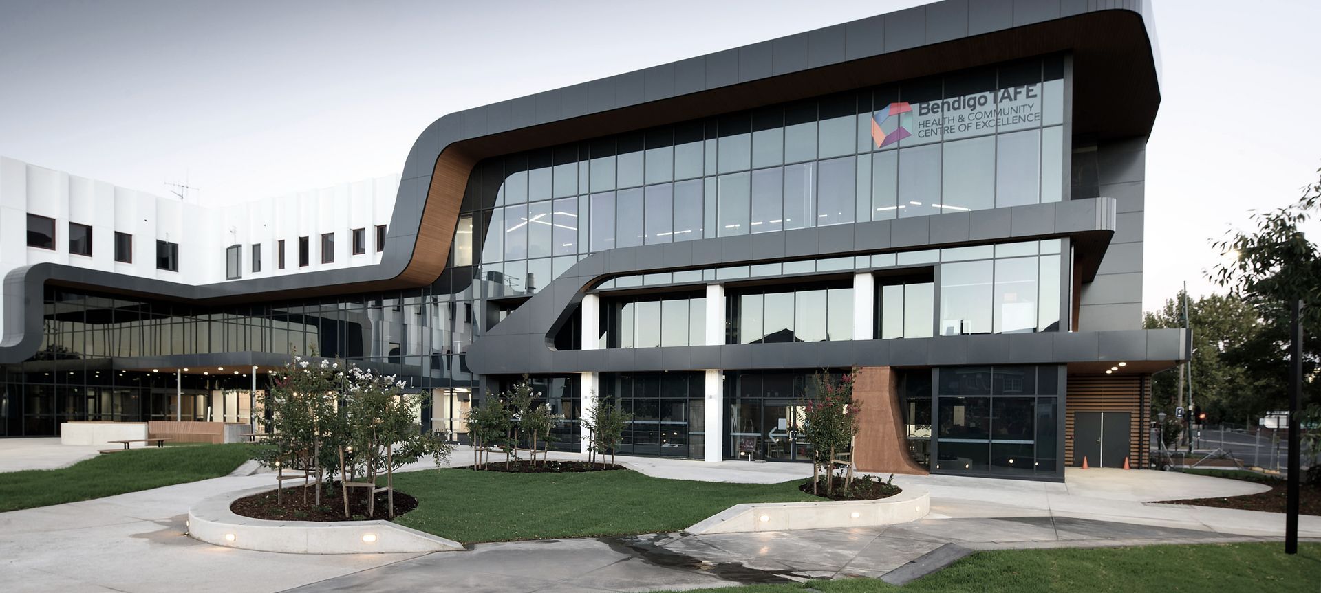 Bendigo TAFE Health and Community Centre of Excellence banner
