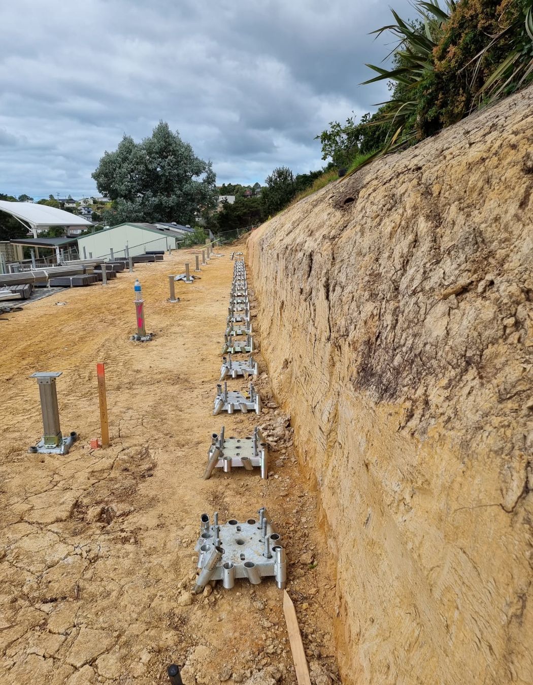 Retaining Wall, Kauri Park School, Birkenhead