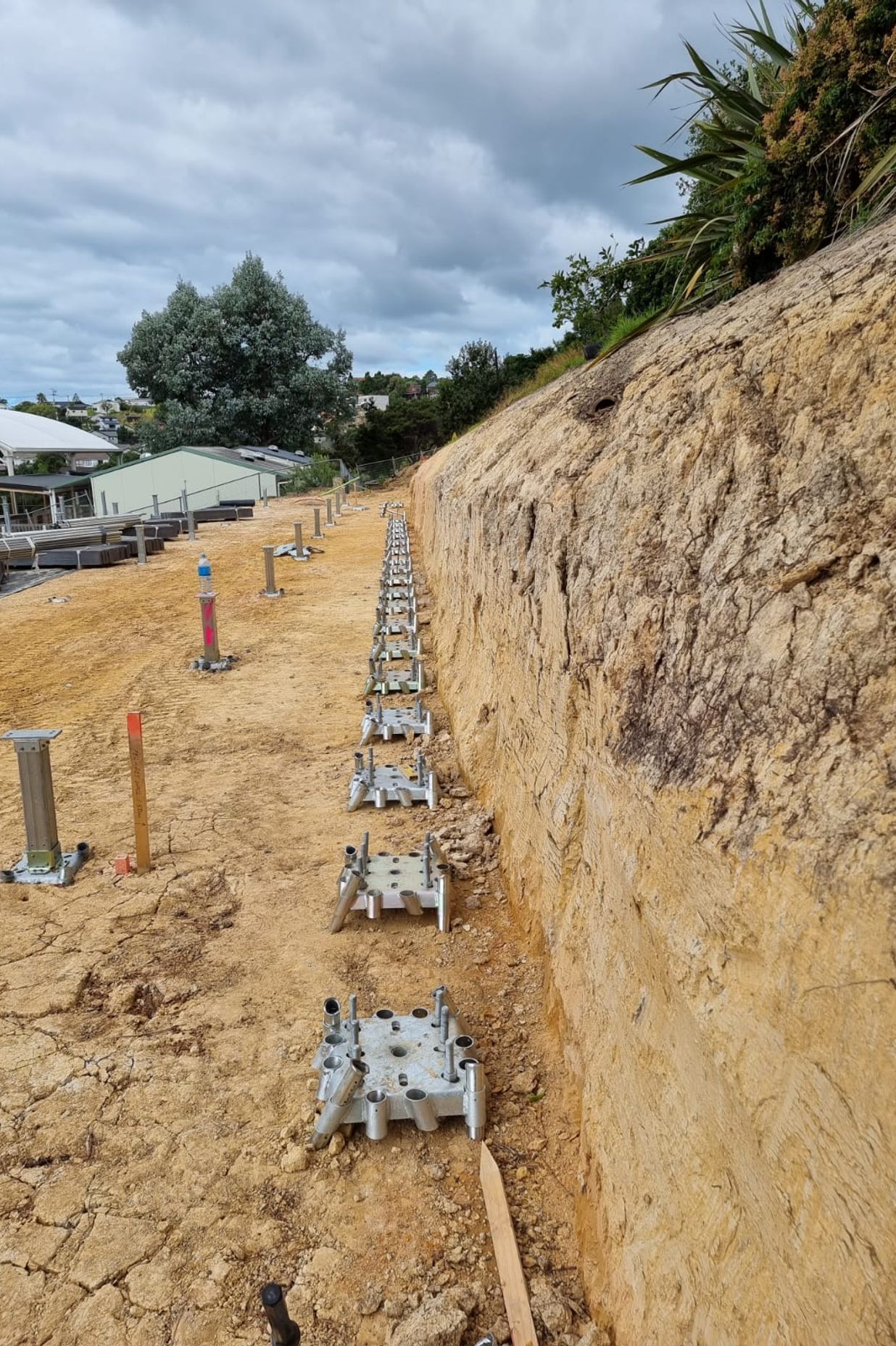 Retaining Wall, Kauri Park School, Birkenhead