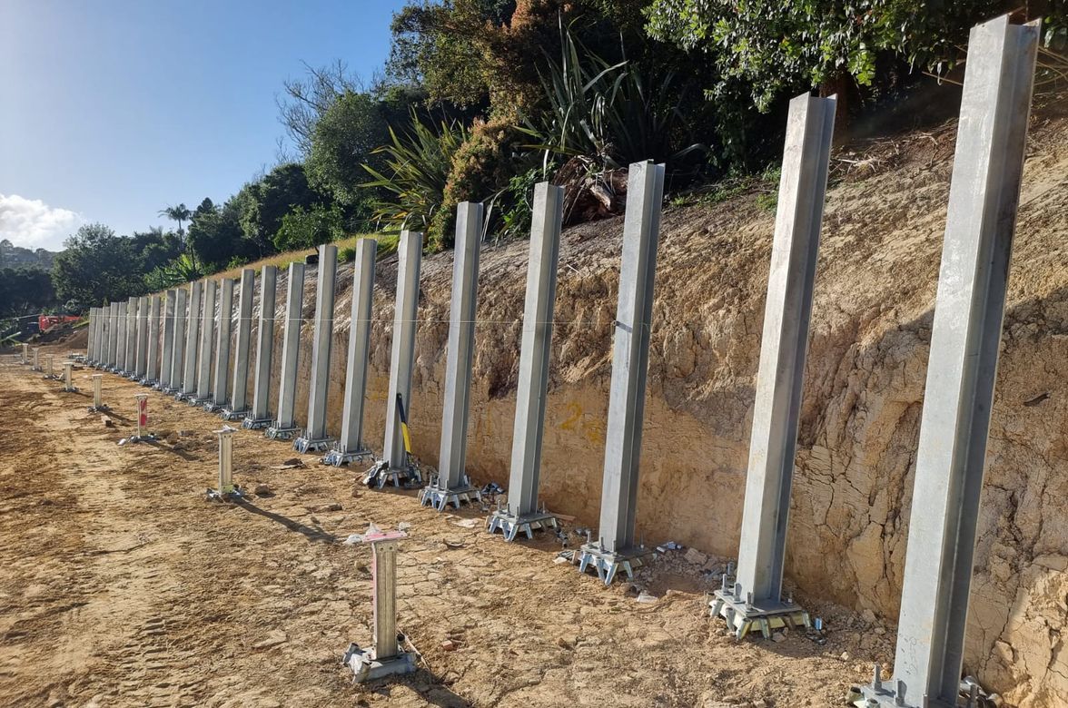 Retaining Wall, Kauri Park School, Birkenhead