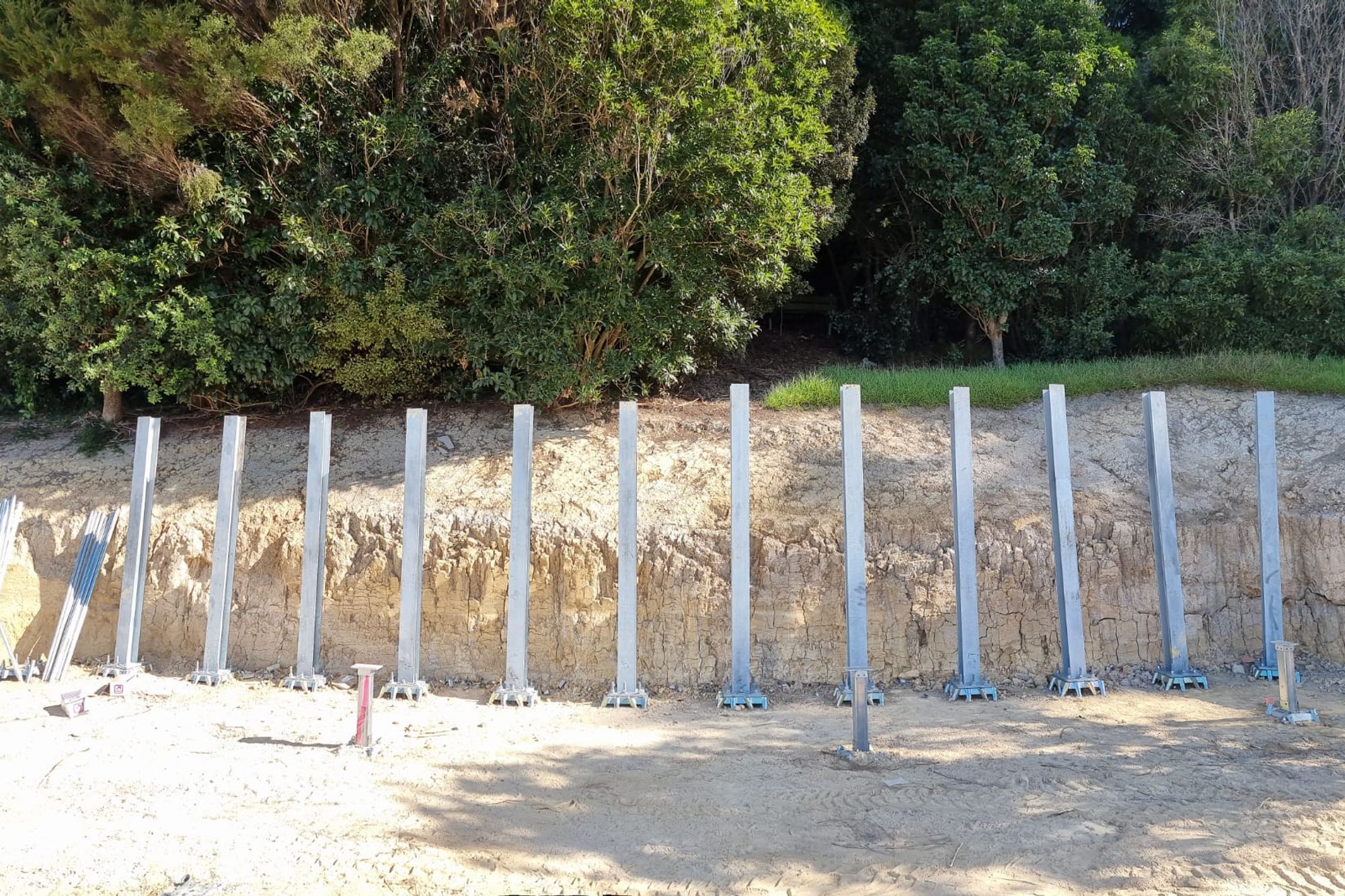 Retaining Wall, Kauri Park School, Birkenhead