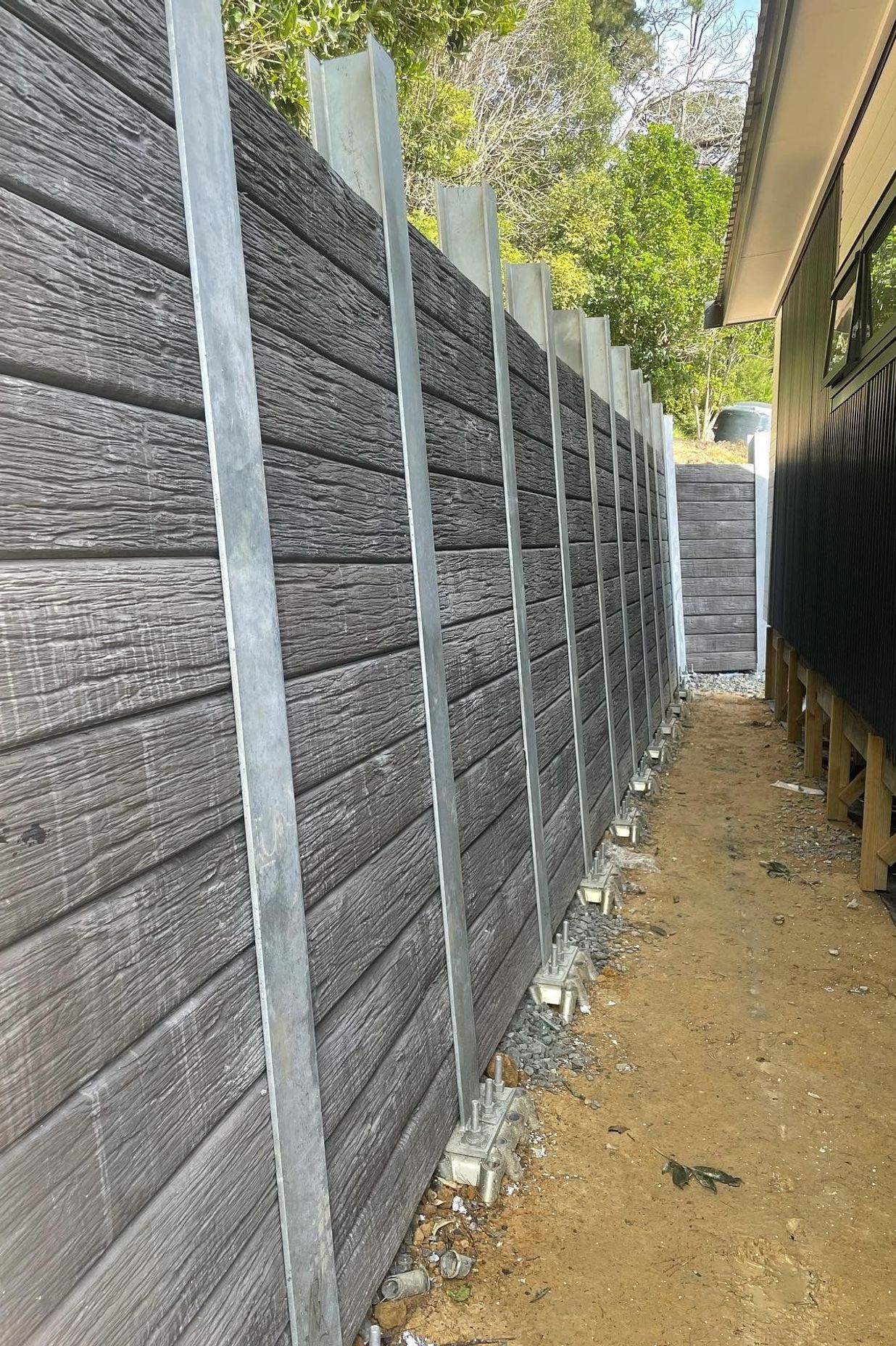 Retaining Wall, Kauri Park School, Birkenhead