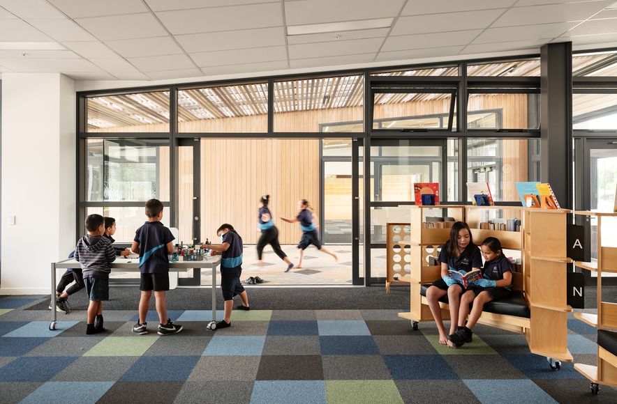 Carpets for low carbon designs in schools