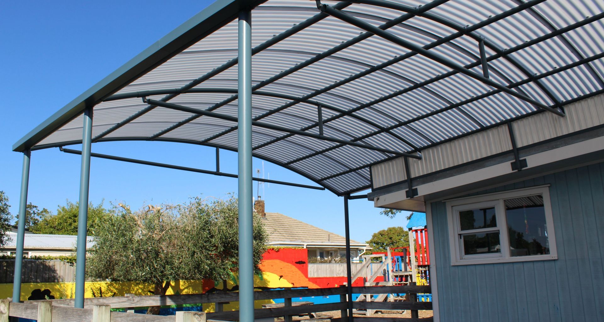 Hamilton North School Archgola Pergola Canopies banner