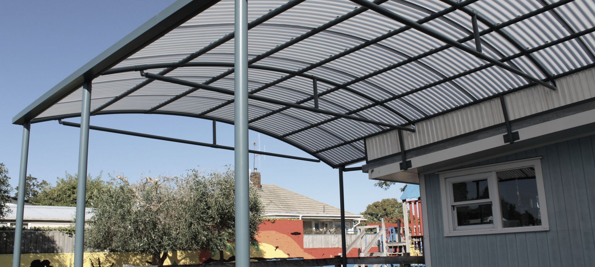 Hamilton North School Archgola Pergola Canopies banner