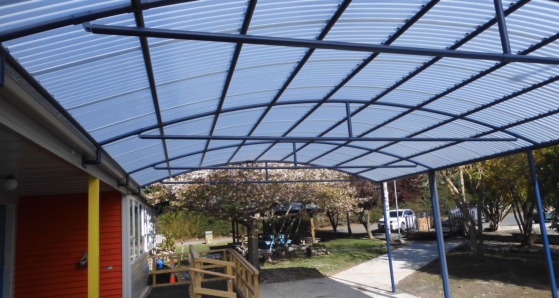 Kaikoura Suburban School Archgola Pergola Canopies banner