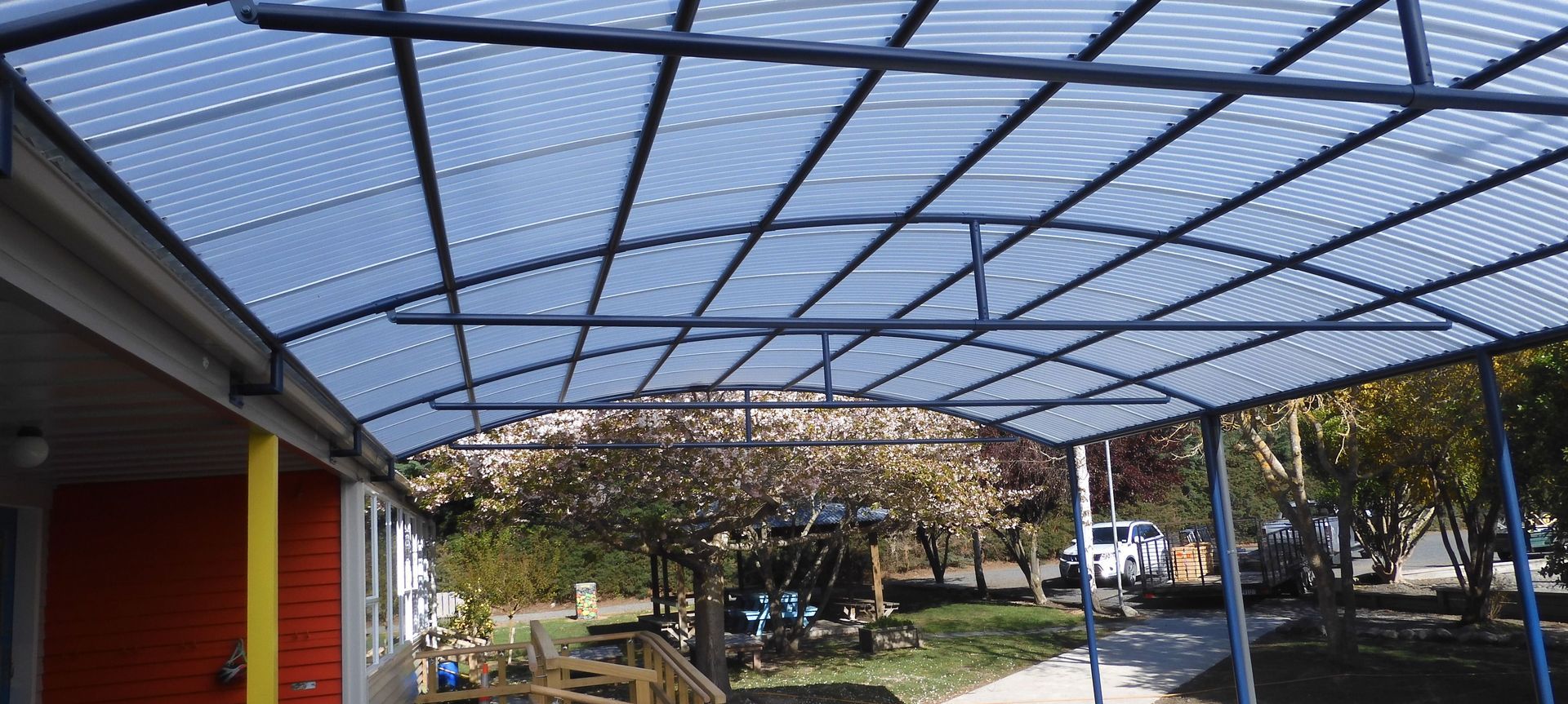 Kaikoura Suburban School Archgola Pergola Canopies banner