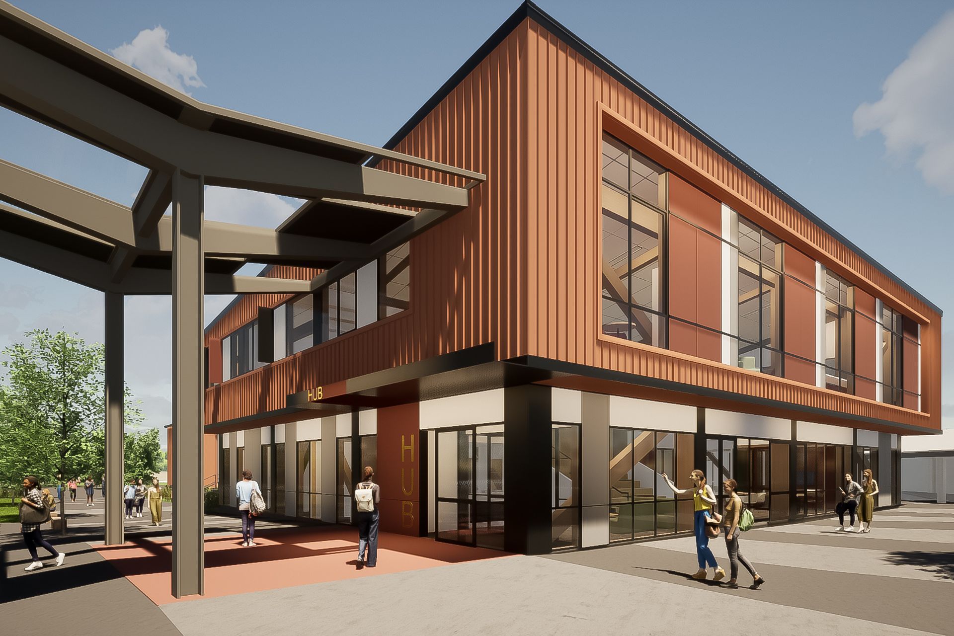 Entrance to the Mission House Hub